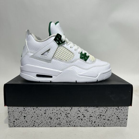 Nike Shoes Air Jordan 4 Retro GS “Metallic Green” 2024 - Picture 5 of 10